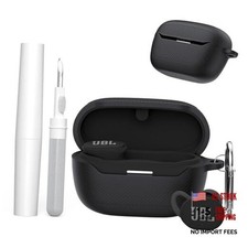 Soft Silicone for JBL Endurance Race 2 Case Cover with Carabiner Cleaning Black