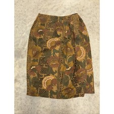 Vintage Harris Wallace Wrap Around Skirt Size 8 Made In USA 25in