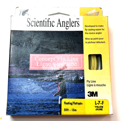 Scientific Anglers Concept Fly Fishing Line L-7-F Yellow Level Floating