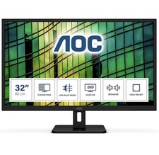 AOC Essential-line Q32E2N 32 Class WQHD LED Monitor - 16:9 - Non-glossy Black