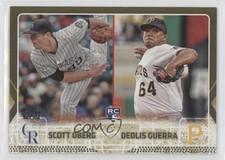 2015 Topps Update Rookie Combos Gold /2015 Scott Oberg Deolis Guerra #US312 0o6v