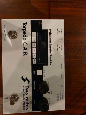 Two Notes Torpedo C.A.B. Cab Simulator Guitar Recording Studio Amp Plugin