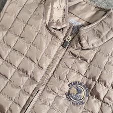 Pebble Beach Golf Links Performance Vest Garb Lightweight Youth 9-10 Brown