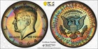 1964 50c Proof🌈 PCGS PR-66 KENNEDY 90% SILVER HALF DOLLAR . DUAL SIDED BEAUTY!