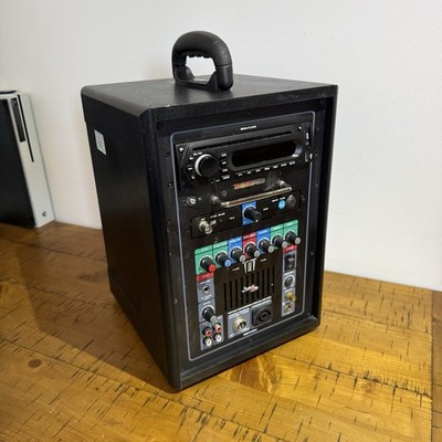 TRAMP-USR SOUND SYSTEM 80W Bluetooth PA Lautsprecher Ansageeinheit funktionstüchtig Tramp