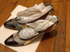 Vintage 1980s Ballet Flats Multicolor Womens ...