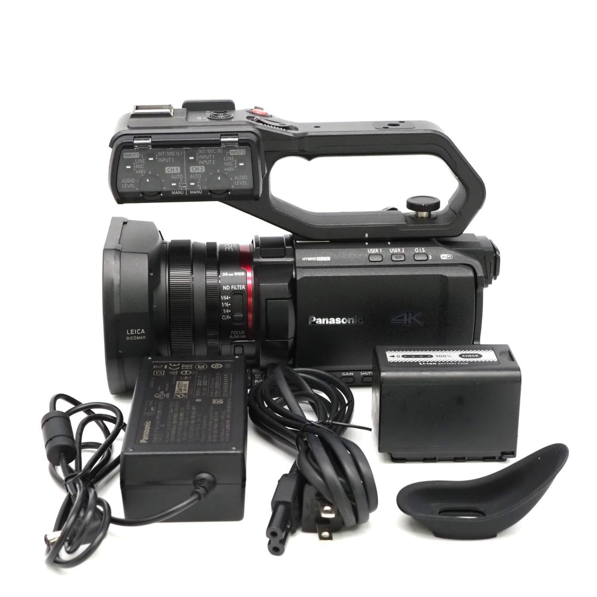 【美品】Panasonic HC-X2000 4K USED Panasonic HC-X2000 4K Professional Camcorder with 24x Optical