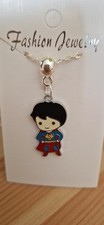 Superman Necklace In Organza Gift Bag..