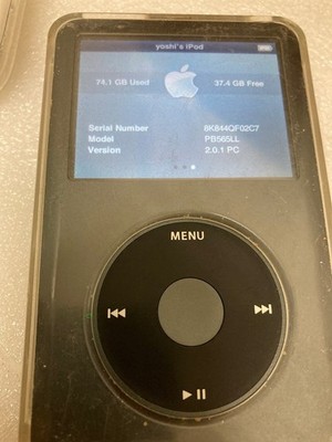 iPod classic A1238 120GB　アイポッド　クラシック　K Apple ipod classic A1238 120GB | eBay
