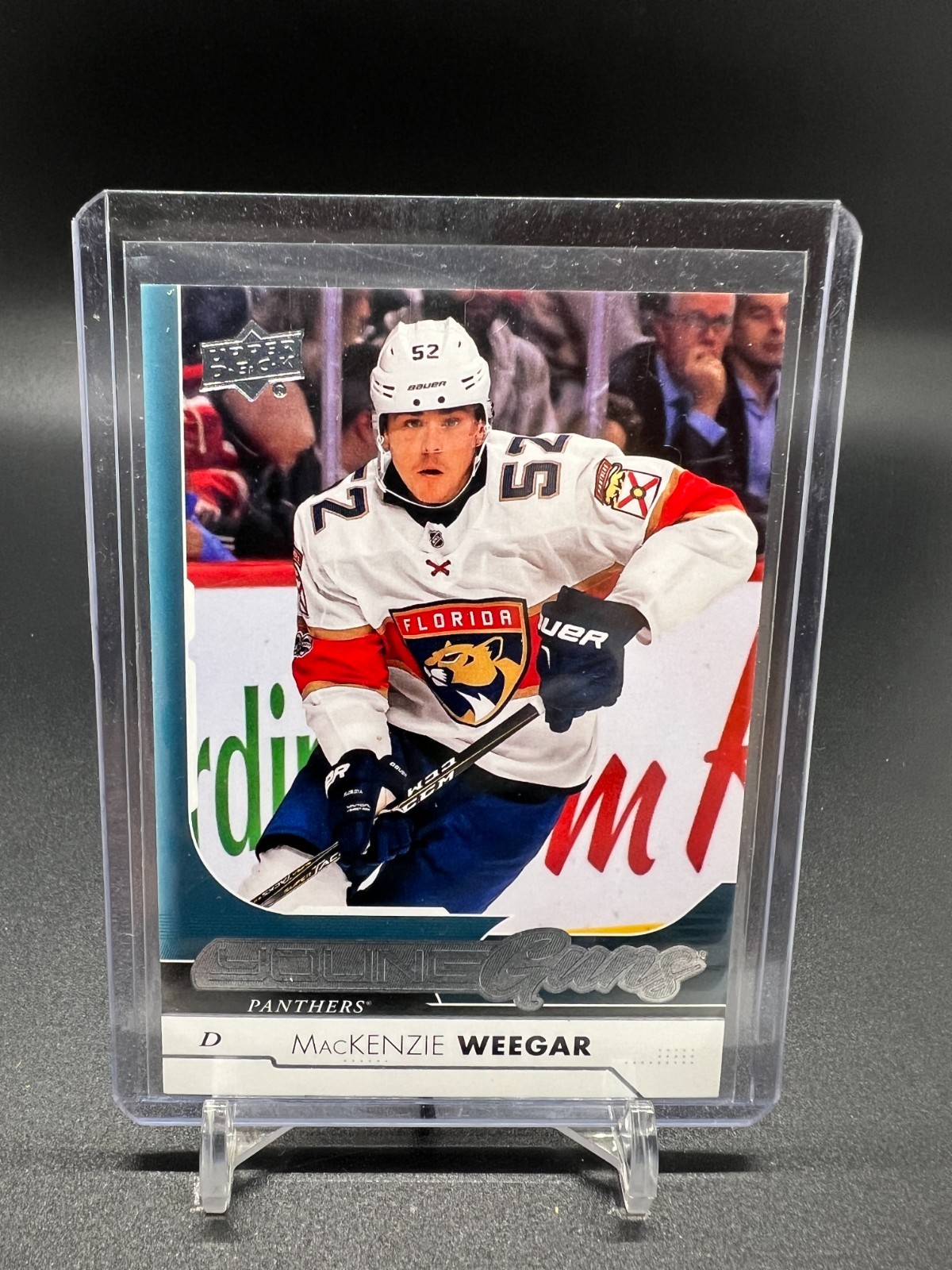 2017-18 Upper Deck #459 MacKenzie Weegar RC Young Guns Rookie Florida Panthers