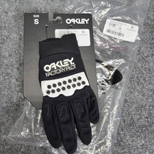 Oakley All Mountain MTB Gloves Womens Small Factory Pilot Blackout Cycling Bike