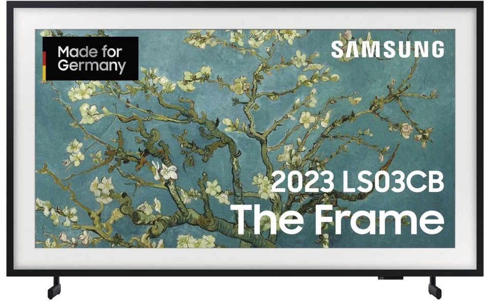 Samsung GQ32LS03CBUXZG The Frame Schwarz LED-Fernseher, 32 Zoll, BLACK MAX