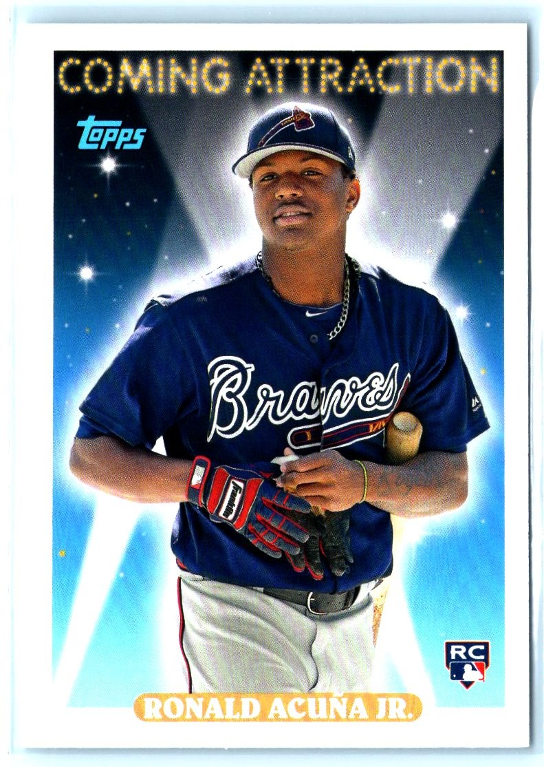 2018 Topps Archives #CA-12 Ronald Acuna Jr. 1993 Coming Attraction RC