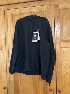 Outdoor Research Ferrosi DuraPrint Hooded Jacket - Men's XL, Black