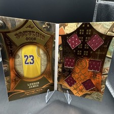 Leaf LeBron James Game Used Basketball Souvenir Book Memorabilia
