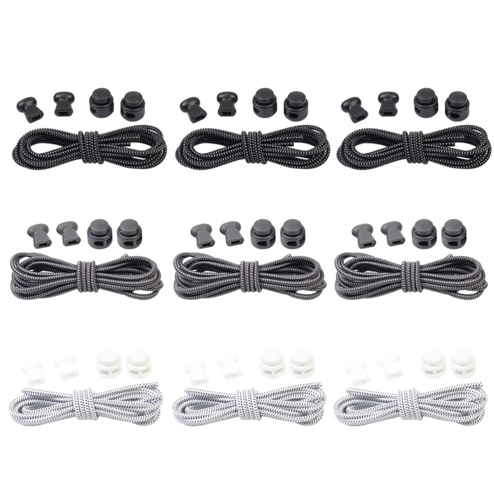 APL Lacci per scarpe elastici 9 pezzi lacci regolabili senza lacci con dispositivo di blocco