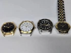 Vintage Watch Lot Of 4Tested NON Functioning For Parts Seiko ,Citizen.