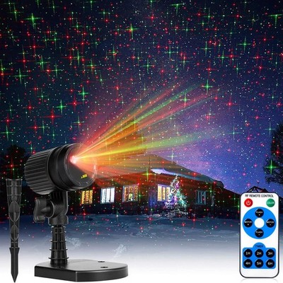Minetom Christmas Projector Lights Outdoor, Christmas Laser Lights with Remot...