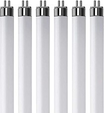 KOR 6pk T5 Fluorescent Light Bulbs 13W 4100K Cool White 21" Long Life