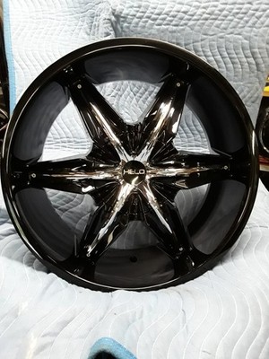 HELO HE-891 GLOSS BLACK CHROME ACCENTS