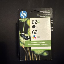 HP 62XL Black 62 Color Cartridges Combo Pack l