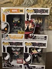 Funko Pop! Marvel Venom 373, Venom 363, Carnage 367 & Anti-Venom 100, Lot of 4