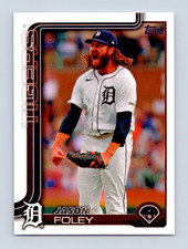 Jason Foley Detroit Tigers #410 2025 Topps Series 2 Baseball