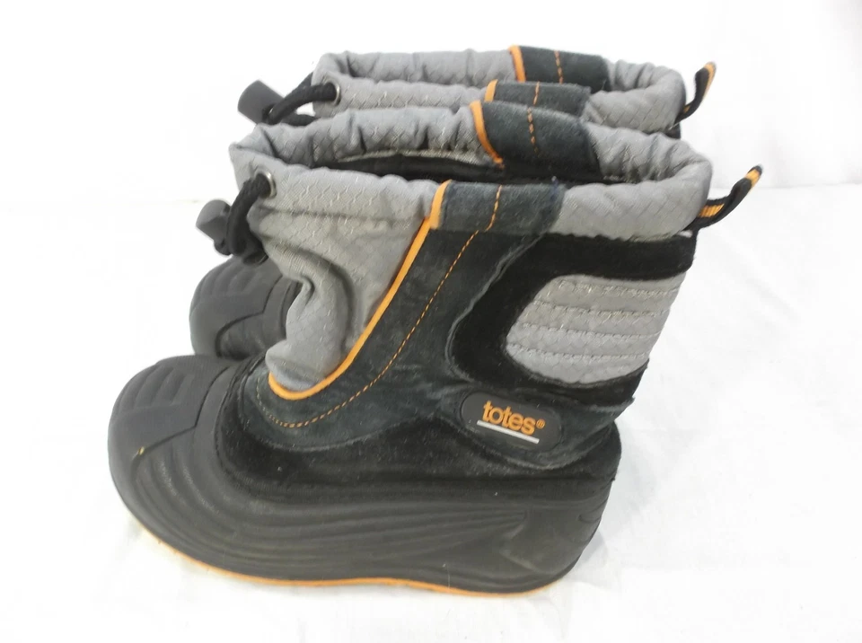  Niños Guarnición Estilo Azul Marino Bolsos Niños Azul/Negro/Naranja Talla 12 Botas 100245 Foto 3 de 4