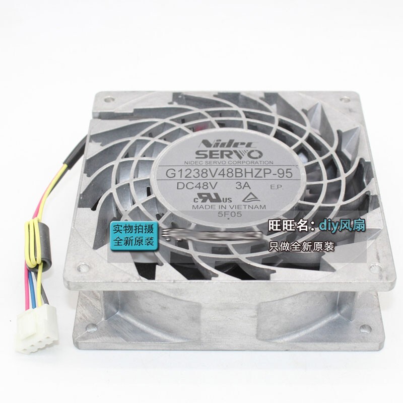 SERVO G1238V48BHZP-95 48V 2.1A 12038 12CM aluminum machine fan | eBay