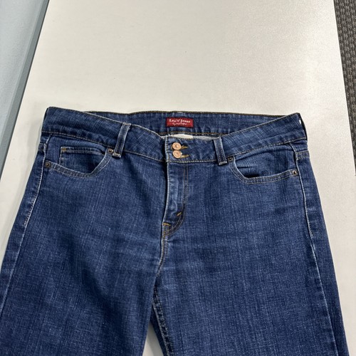 Levi's 526 donna taglia 12 (38x31,95) stivaletto sottile taglio jeans vita media (usura polsini) - Foto 4 di 18