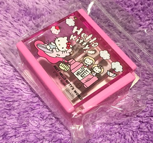 Carino affilatore a matita Hello Kitty 2 taglie lama grande strumento regalo scuola pratica - Foto 13 di 18
