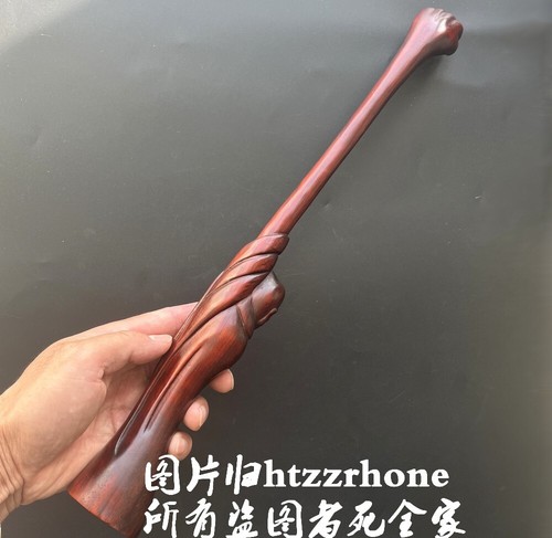 Masajeador de picazón rascador de espalda de palo de rosa de 16" cuidado de la salud alivio del dolor de largo alcance - Imagen 3 de 5