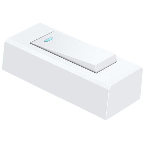 Single-on Switch Lamp Replacement Lighted Doorbell Button Household Paddle