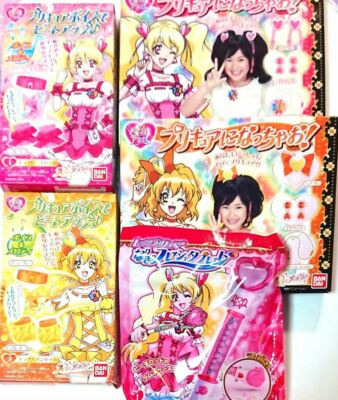 Glitter Force Fresh Pretty Cure! PreCure Narikiri Set Pfirsichrute BANDAI Spi...