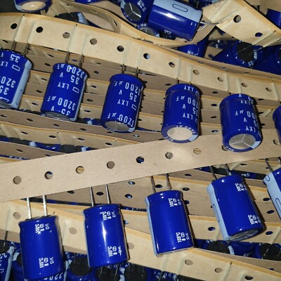 10X GENUINE Nippon JAPAN LXY 3200uF 35V HQ LOW ESR CAPS FOR AUDIO! 3300uF REPLCE