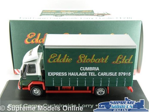 EDDIE STOBART FORD CARGO MODEL LORRY TRUCK 1:76 SCALE ATLAS OXFORD LESLIE F210 K - Picture 2 of 5