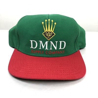 Diamond Supply Snapback Hat Men Adjustable Green Red Gold Rolex Crown 
