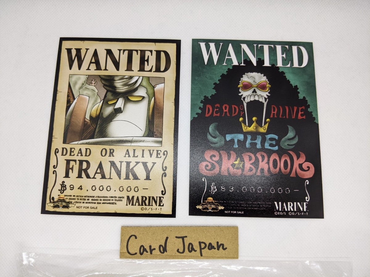 ONE PIECE Wanted POSTER Bromide & limited File Set MUGIWARA