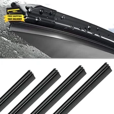 4PCS Car Windshield Wiper Blades Refills, 26" Adjustable Size of Universal Repla