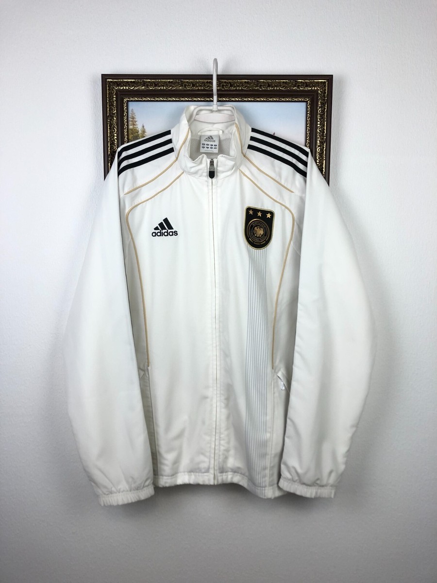 adidas ドイツ ジャケット ホワイト 13 GM Vintage Adidas Germany Football Jacket Soccer Track Top