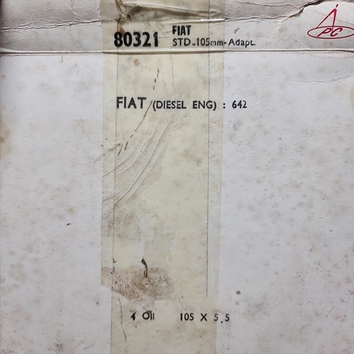 Series Segments Piston Rings STD 105 mm Fiat 642 Perfect Circle 80321 - Picture 2 of 4