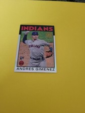 !!!    ANDRES GIMENEZ   TOPPS CHROME  REFRACTOR  BASEBALL ROOKIE CARD $$