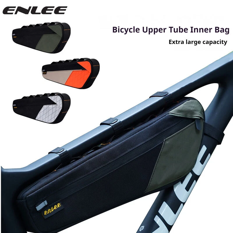 ENLEE Bicycle Frame Bag Bike Triangle Bag Waterproof Cycling Top Tube Bag Pouch - Image 2 of 4