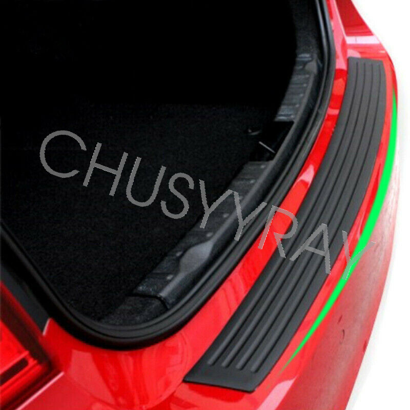 Car SUV Rear Bumper Trunk Sill Corner Protector Trim Rubber Guard Pad 35.4"" US