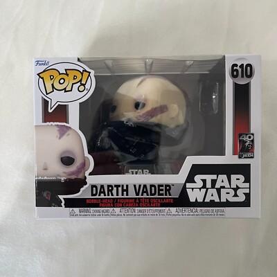 Funko Pop! Star Wars Return of the Jedi 40th Darth Vader (unmasked) Pop ...