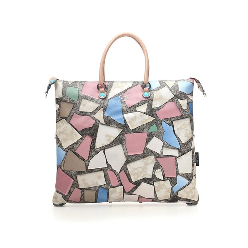 Borsa Gabs G3 PLUS M Shopping trasformabile 39x31cm stampa PIETRE donna  G000033T | eBay