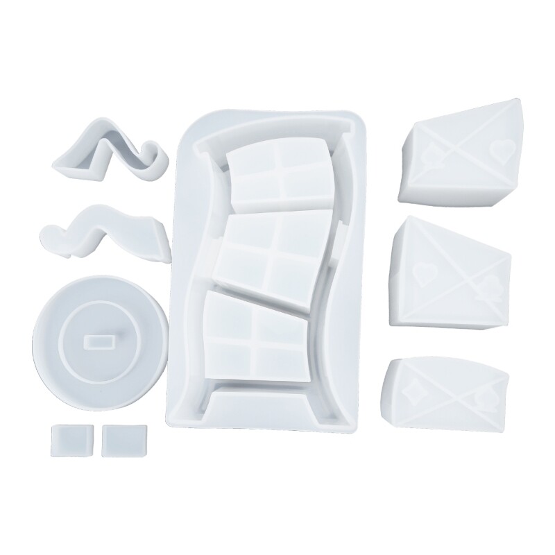 Twisted Drawer Silicone Mold for Epoxy Resin Jewelry Storage Box