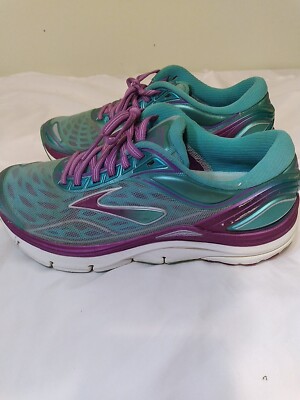 Brooks Transcend Womens Size Running Shoes Aqua Blue