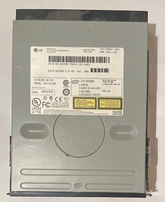 Vintage LG CD-R/RW DRIVE Beige CED-8120B Compaq Presario 12/4/32X ...