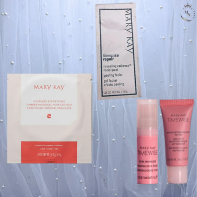 Mary Kay Set Eye Patch Mini Pore Minimizer Mini Refining Micro-Exfoliant